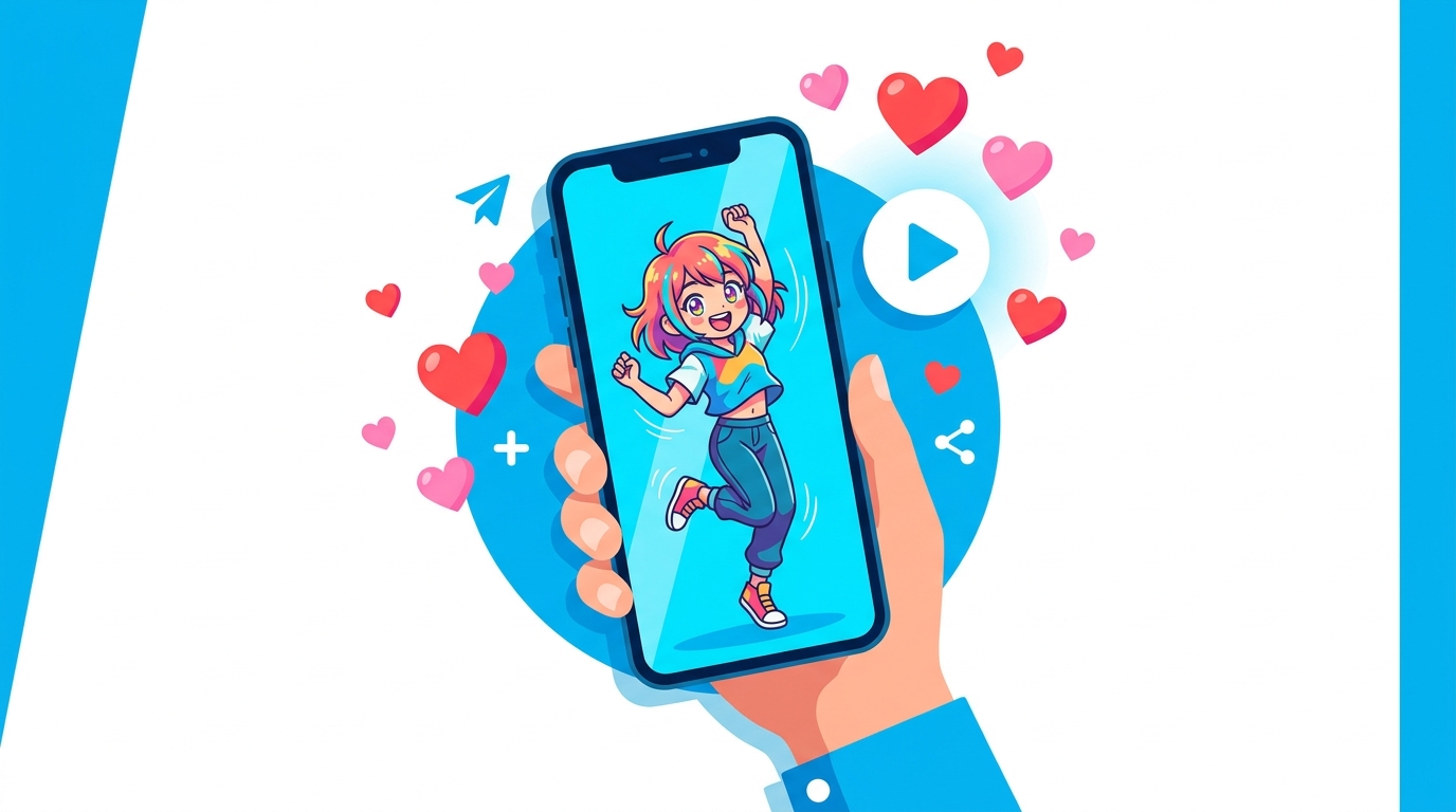 SNS向けアニメーション動画の活用イメージ
