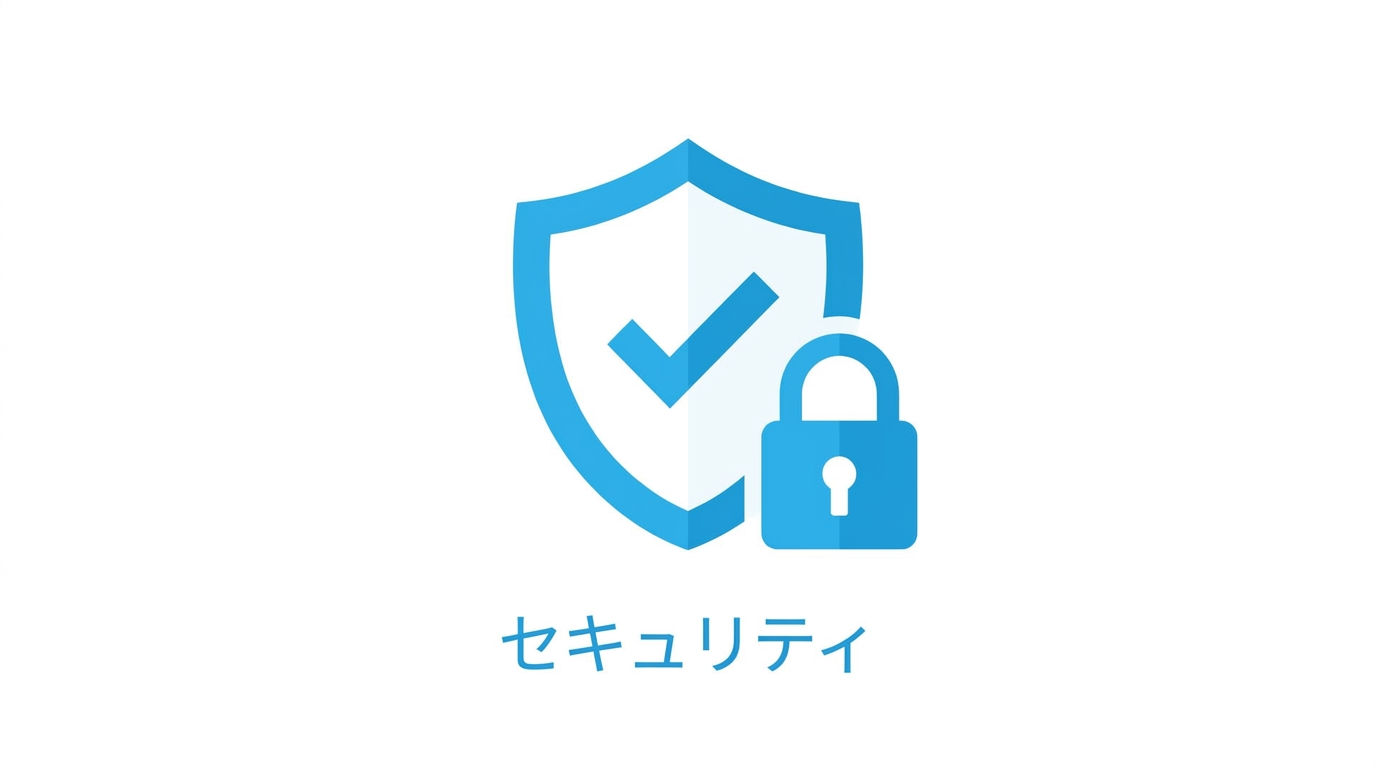 法務AIのセキュリティ対策を示すイラスト