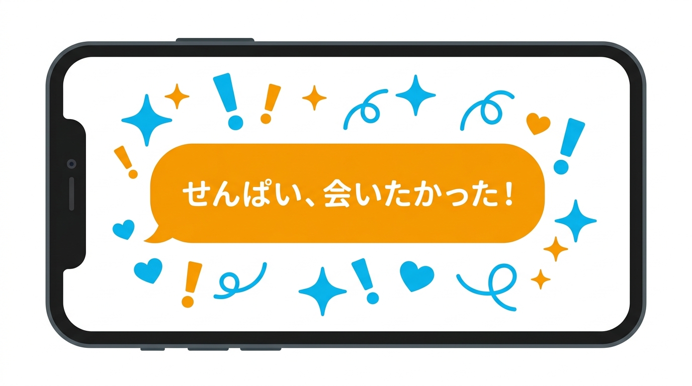 甘えん坊な子犬系彼氏のプロンプト例をイメージするイラスト
