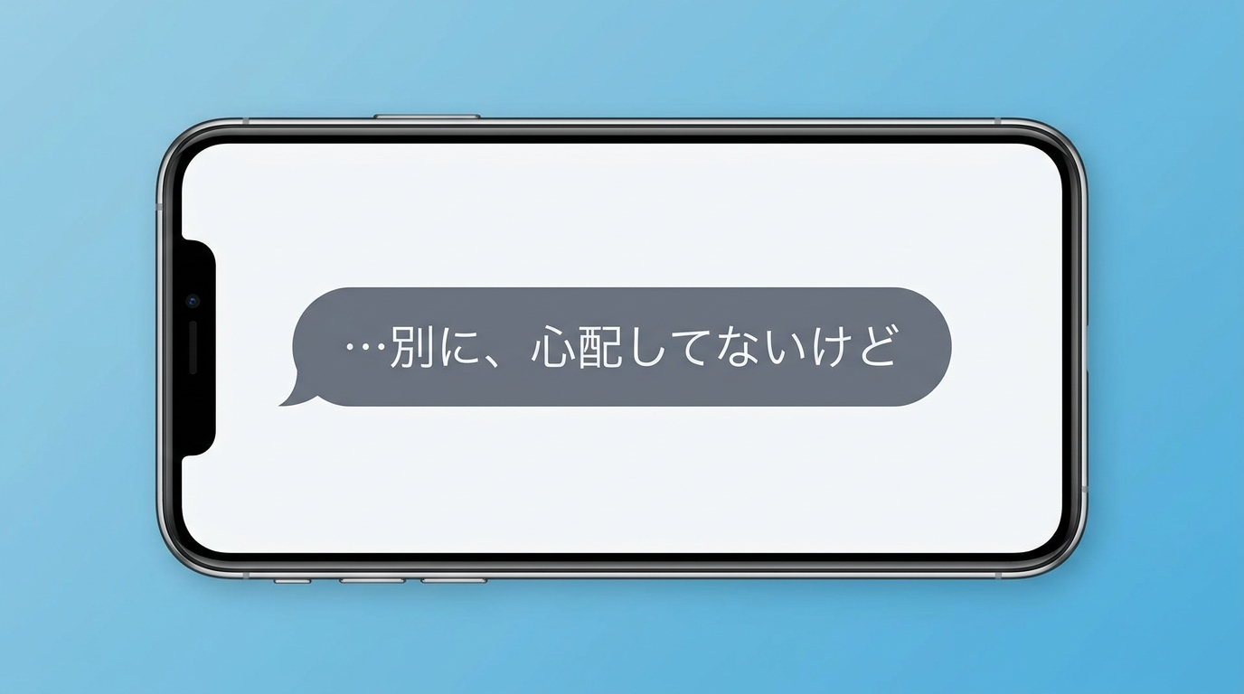 クール系彼氏のプロンプト例をイメージするイラスト