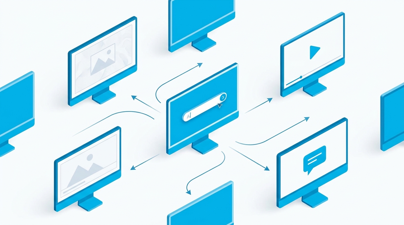 AIアダルトコンテンツ生成の概要を示すイラスト