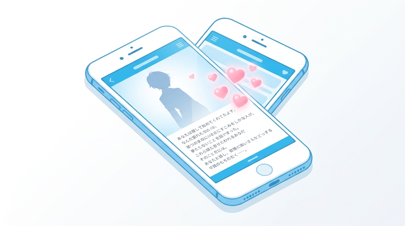 AI夢小説の仕組みを示すイラスト
