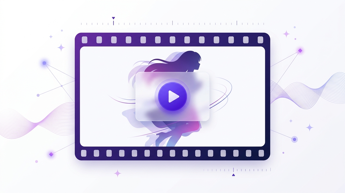 OurDream AIの動画生成機能を表現するイラスト