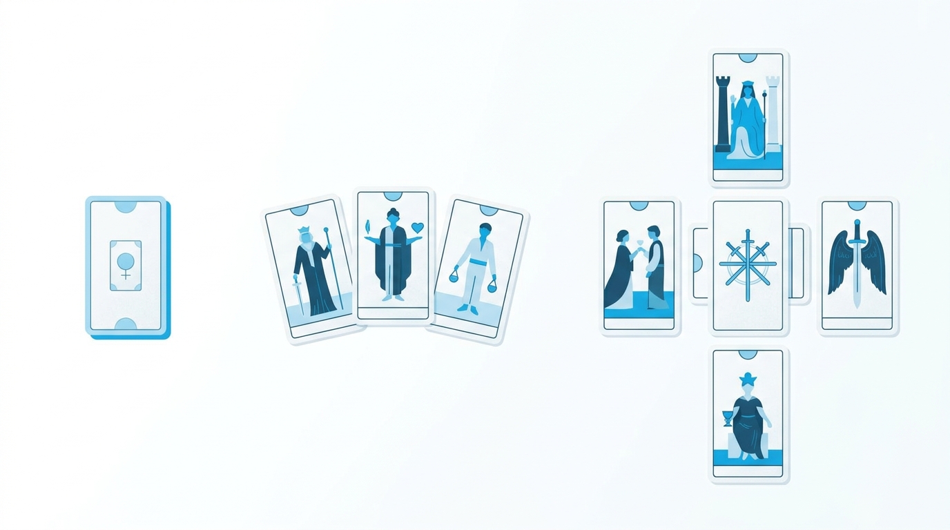 TarotAIを効果的に使うコツを示すイラスト