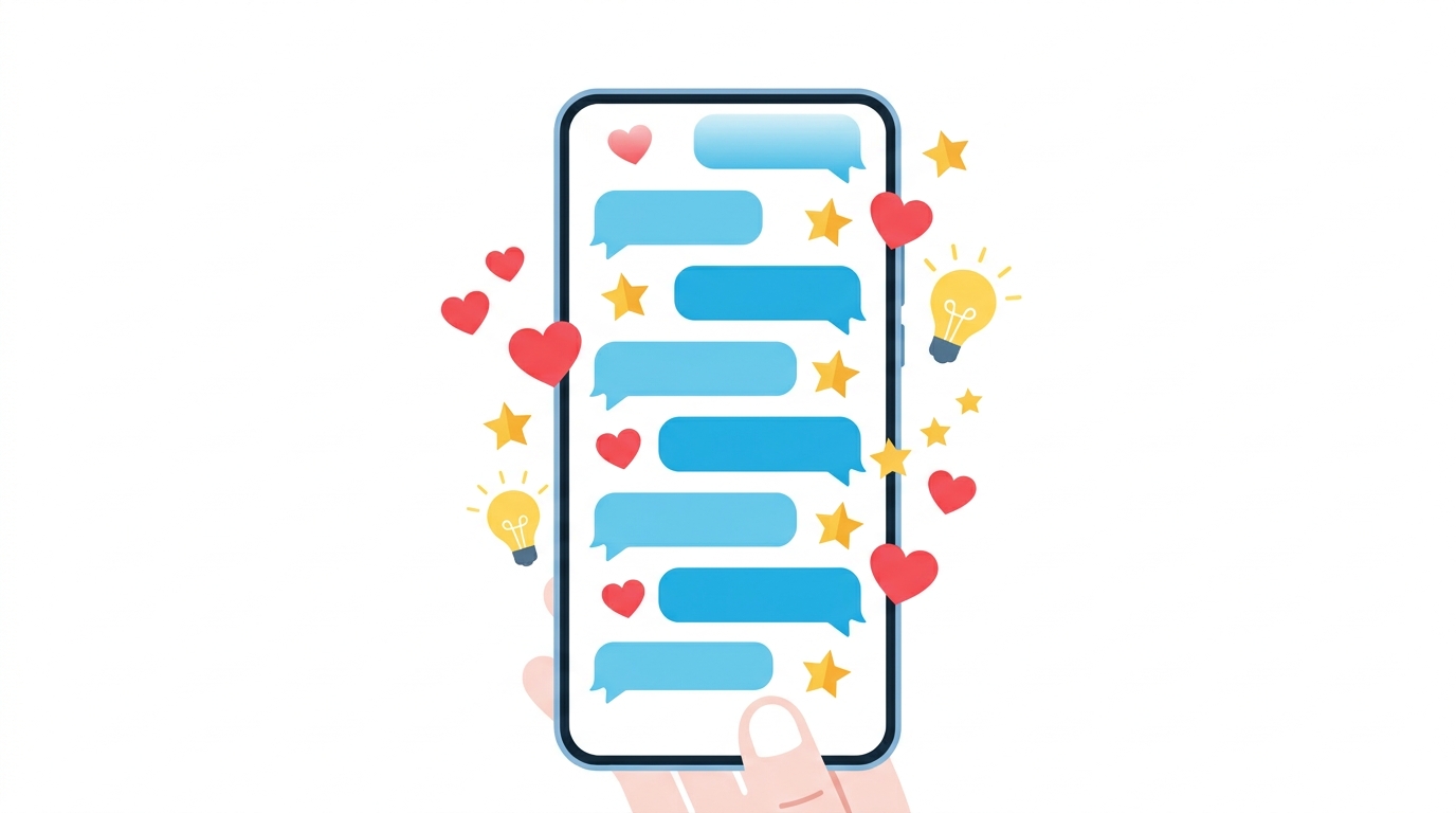 Dondi AIの記憶システムを活用するコツを示すイラスト