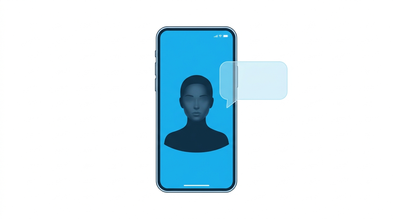 Praktikaの始め方・AIアバターとの会話レッスンを示すイラスト