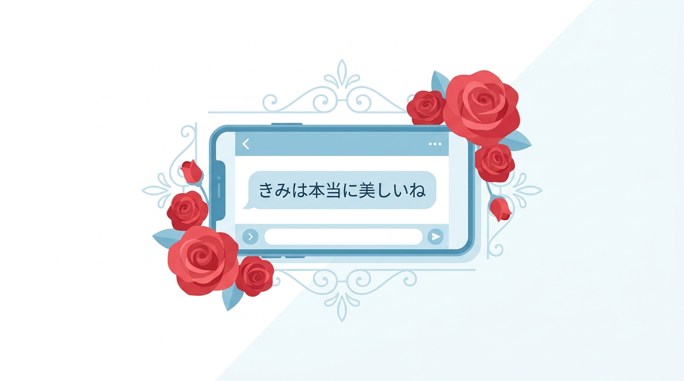 王子様系彼氏のプロンプト例をイメージするイラスト