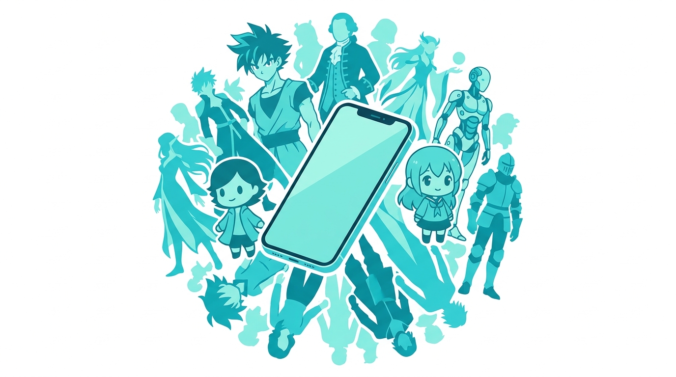 AIキャラクターの種類と数で選ぶ